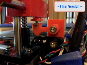 dejar de ajustador - max micras prusa i3 clones 3d la impresora partes tope final eje z 3d print model - Mito3D
