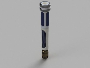 three piece saber hilt aca props 3d print model - Mito3D