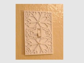 decorative switch plate household 3d print model - Mito3D