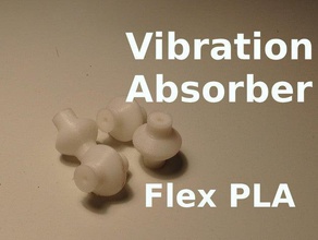 vibration absorber 3d printing 3dmodel 3dprintable 3dprinting flex flexible filament pla sgabolab shock 3d print model - Mito3D