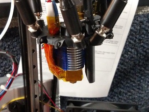 fliegend Gebläse haydn huntley magnetische Effektor geändert 3d Drucker Teile Kohlenstoff-Faser-Stäbe kossel mini 3d print model - Mito3D