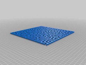 meine angepasste random maze generator rein openscad - Spielzeug Spiele 3d print model - Mito3D