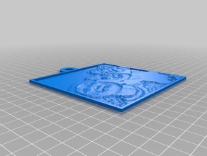 pies hq 01mm 20 layers 2d art customized 3d print model - Mito3D