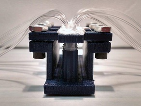 8 strip pcr tubo dispositivo di raccolta ingegneria la striscia tubi chimica microfluidica del campione 3d print model - Mito3D