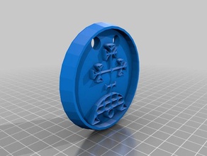 Amulett samigina Schmuck 3d print model - Mito3D