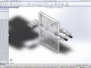 bracket scs8uu updated 3d printer parts 3-d 3d print model - Mito3D