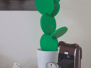 cactussucculent sculpture 3d printing art artwork plant 3d print model - Mito3D