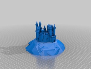 castle baba buildings structures customized 3d print model - Mito3D