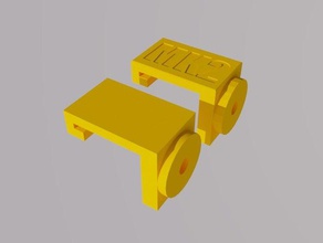 clip bobine smartcub3d de la impresora accesorios 3d print model - Mito3D