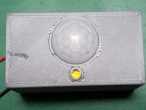 motion activated night light case electronics hc-sr501 led sensor pir project box 3d print model - Mito3D