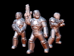 freespace commandos 15mm scale toys games 28mm boardgame boardgames fantasy gaming gruntz miniature miniatures multiverse roleplaying rpg science fiction scifi wargame wargames wargaming warhammer wayfarer tactics 3d print model - Mito3D