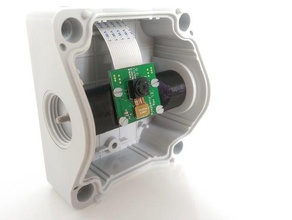 pi-Kamera-Zylinder montieren - Elektronik raspberry pi Kamera reprap Sicherheits-Kamera 3d print model - Mito3D