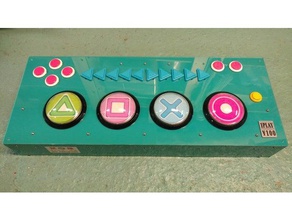 project diva arcade ps4 denetleyicisi lazer kesim ftct video oyunlar hatsune miku ritim 3d print model - Mito3D