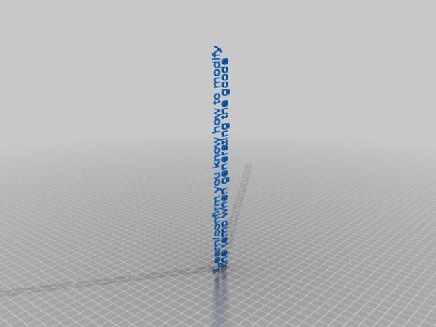 fusionabstower2 3d la stampa i test personalizzato 3D print model - Mito3D