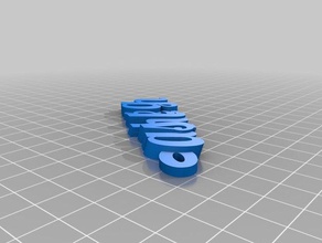 ashleighs clave de la etiqueta 2 organización personalizado 3d print model - Mito3D