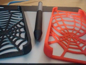 spidercase iphone 5 móvil caso del spiderman 3d print model - Mito3D