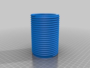 double insulator beer bottle v11 sport outdoors cold colster coozie insulated screw slinky soda 3d print model - Mito3D