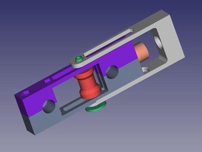 hictop 3d-Drucker der x-Achsen-Spanner version 1 aktualisiert Teile Spanner Achse prusa i3 3d print model - Mito3D