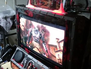 kılıf topper işleyicisi arcade guncab çizik 3d baskı dreamcast evin ölü ıec güç modülü 3d print model - Mito3D