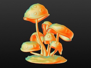 i funghi sculture 3d print model - Mito3D