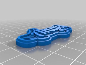 melek Anahtarlık özelleştirilmiş 3d print model - Mito3D