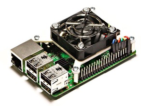 raspberry pi 40mm fan mount electronics 3 3d print model - Mito3D