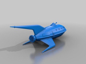 planet express uzay gemisi hobi çizgi film futurama 3d print model - Mito3D