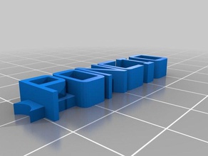 poncio chave organização personalizado 3d print model - Mito3D