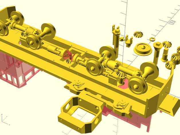 openrailway emd sw1500 motorizado loco mecánica juguetes 3D print model - Mito3D