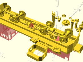 openrailway emd sw1500 motorizado loco mecánica juguetes 3d print model - Mito3D