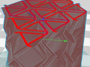 tessellating triangle 3d elastic damper engineering 3d print model - Mito3D
