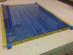 panel solar de cristal protector la esquina diy 3d print model - Mito3D