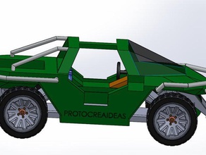 halo coche los juguetes juegos diseo universal impresion 3d interactivo juego juguete moda 3d print model - Mito3D