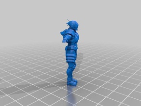 para vencer o jogo low poly soldado 3d impressão testes 3d print model - Mito3D