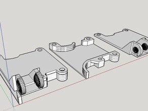 gancio catena carrello por r2 evo 3d a impressora partes 3d print model - Mito3D