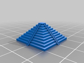 mi personalizados pirámide azteca esculturas 3d print model - Mito3D