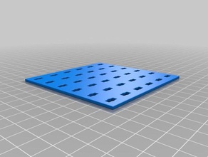 fischertechnik static plate parametric 3d-printer construction toys 3d print model - Mito3D