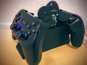 dual nexus player controller stand video giochi 3d print model - Mito3D