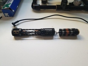led integrated lightsaber internals props 3d print model - Mito3D