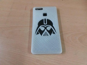 huawei p9 darth vader case mobile phone 3d print model - Mito3D
