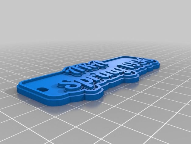 aka tag portachiavi i personalizzato 3D print model - Mito3D