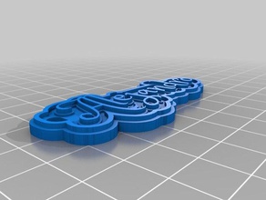 llavero alejandro keychains customized 3d print model - Mito3D