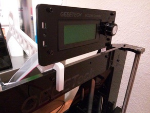 geeetech prusa i3 extended display leg 3d printer parts eiffel filament holder spool 3d print model - Mito3D