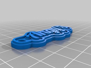 angy 5 llaveros personalizado 3d print model - Mito3D