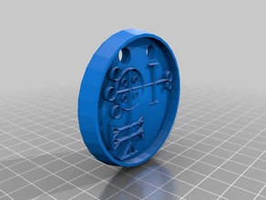 Amulett buer Schmuck 3d print model - Mito3D