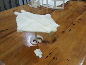star wars rebel bateau fantôme 3d les imprimantes phantom starship rebels 3d print model - Mito3D
