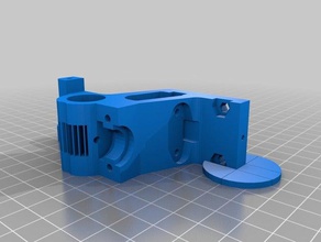 modified extruder mount bltouch sensor 3d printing 3d print model - Mito3D