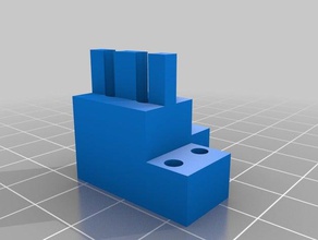 hictop prusa i3 3dp-08 adjustable endstop printer parts 3d print model - Mito3D