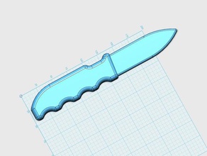 training knife costume 3d print model - Mito3D