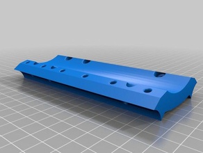 tool mount extended mpcnc international version 25mm holders boxes 525 3d print model - Mito3D